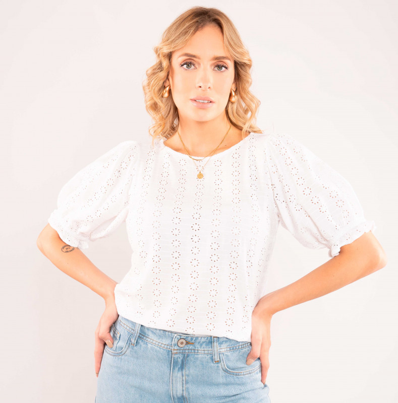 Blusa Comb. Broderie Cod.224094