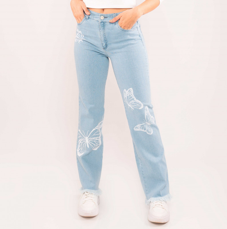 Pantalon Straight Jeans Cod.1240045